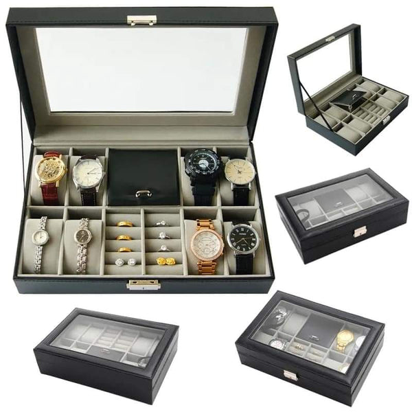 8 watches and jewellery organizer