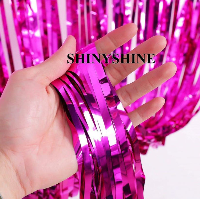 Foil curtain in different colors