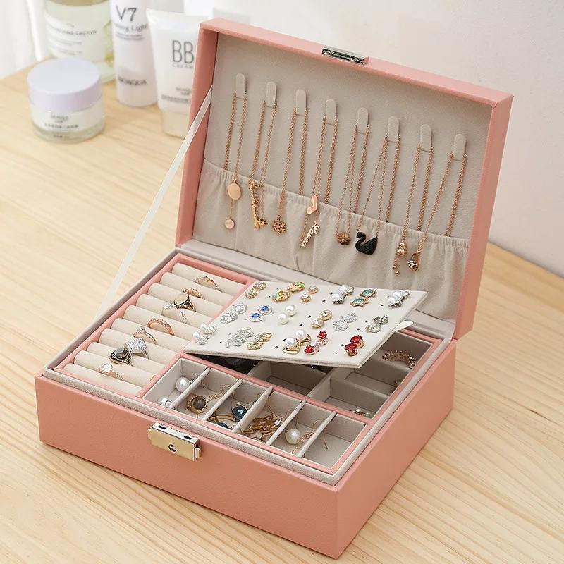 Best quality wooden jewelry boxes. Dustfree jewelry organizer with high quality faux leather.