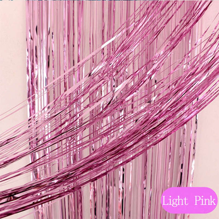 Foil curtain in different colors