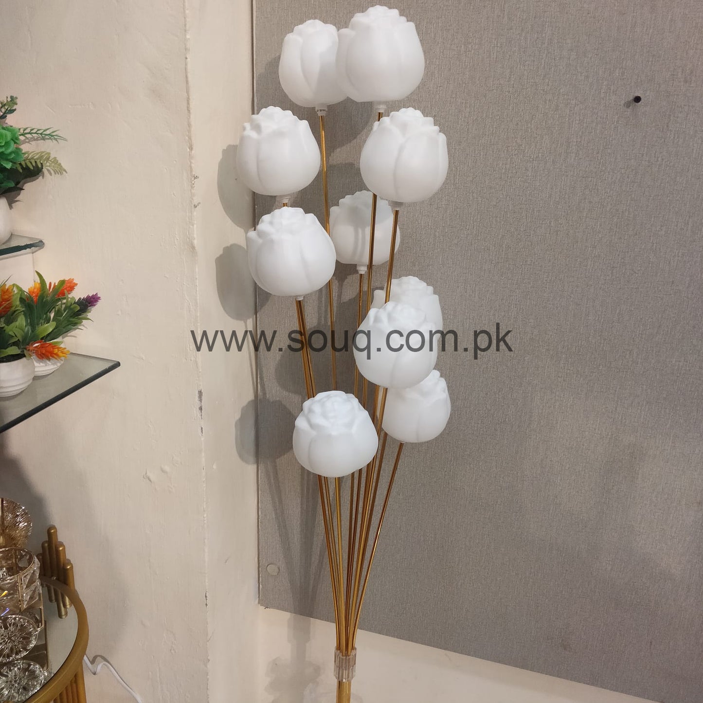 Antique Style Corner Golden stand Lamps  - Home decoration Lamps