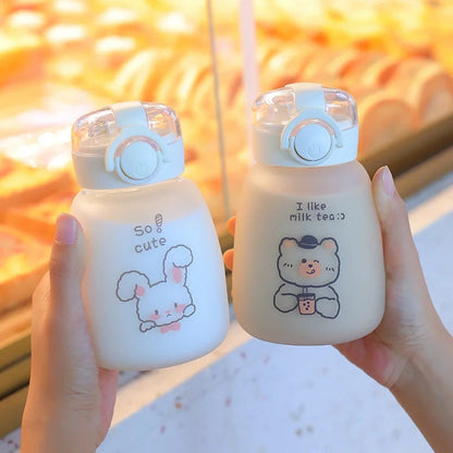 leakproof glass watter bottle