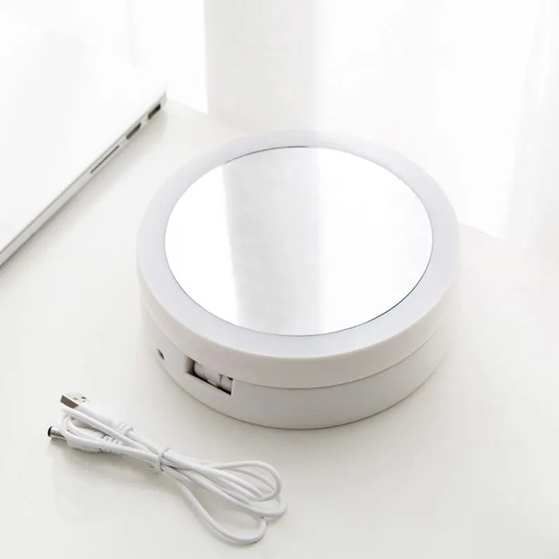 Foldable LED Mirror