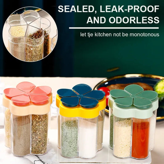 5 In 1 Flap Seasoning Jar Container
