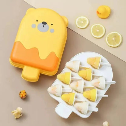 Bear Ice Cream Mold With Popsicle Maker