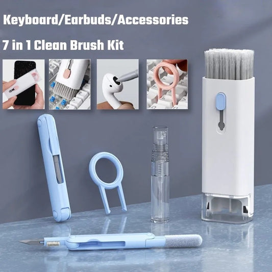 7 in 1 computer keyboard cleaner headphone cleaning kit mobile cleaning kit