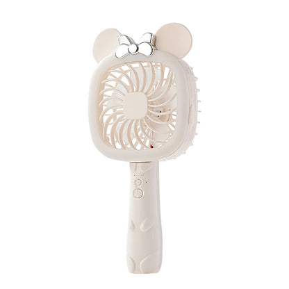 cartoon handheld mini portable fan