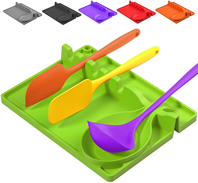 2In1 Multifunctional Silicone Spoon Holder