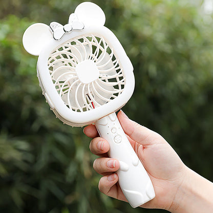 cartoon handheld mini portable fan