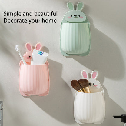Punch-free Bear Shape Toothbrush Holder