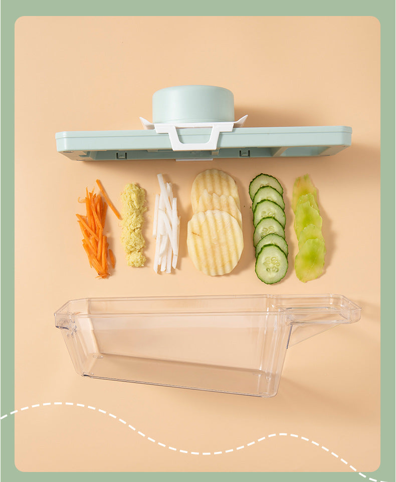 7/8pcs Vegetable Chopper Carrots Potatoes Cut Shred Manually Multi-function Kitchen Grater/Slicer 6in1