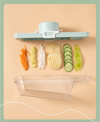 7/8pcs Vegetable Chopper Carrots Potatoes Cut Shred Manually Multi-function Kitchen Grater/Slicer 6in1
