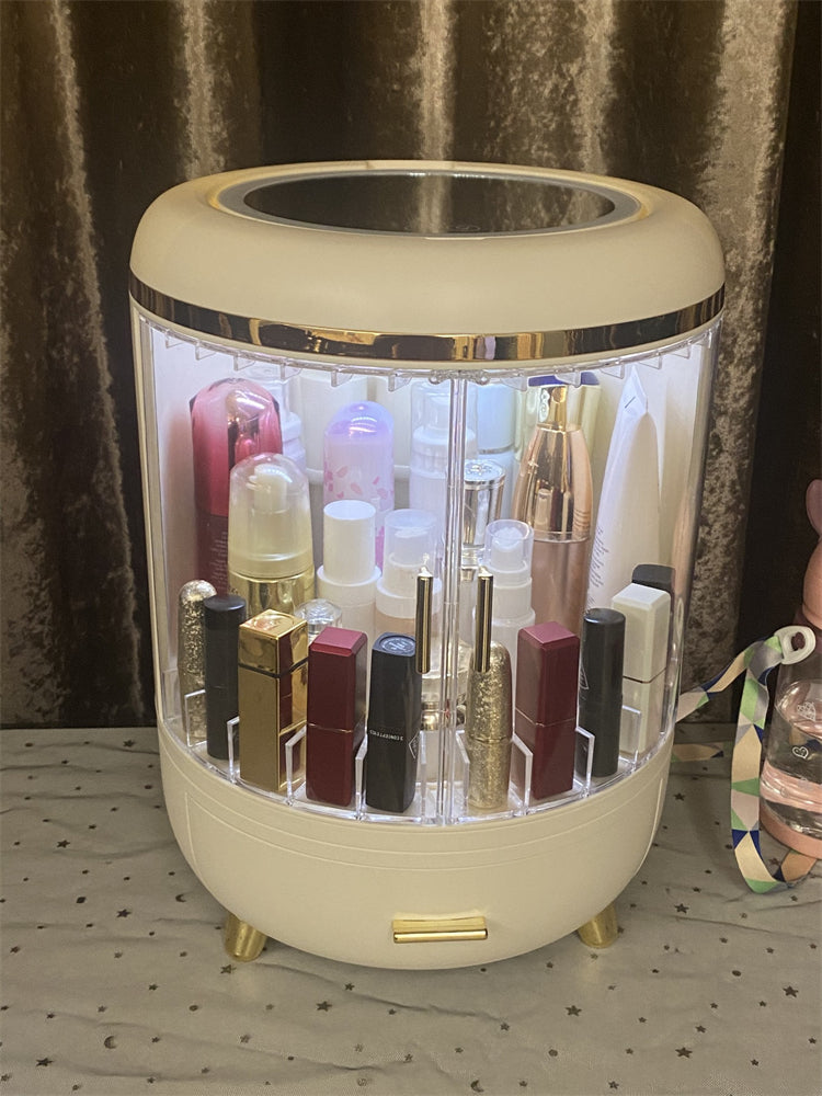 LED Mirror Cosmetic And Jewelry Organizer