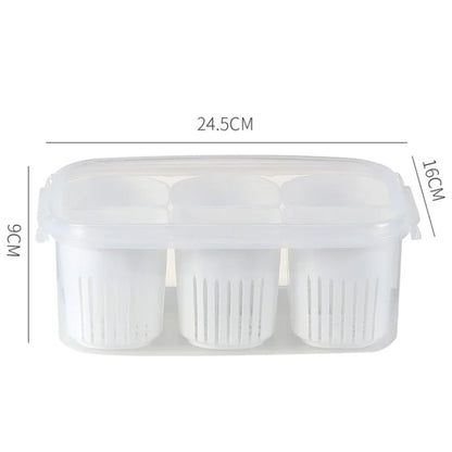 6 Pcs Detachable Food Storage Container
