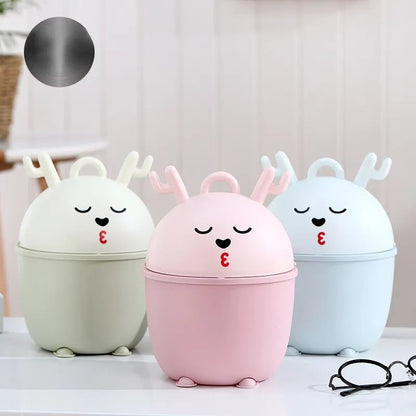 Cartoon Desktop Trash Can (Dustbin)