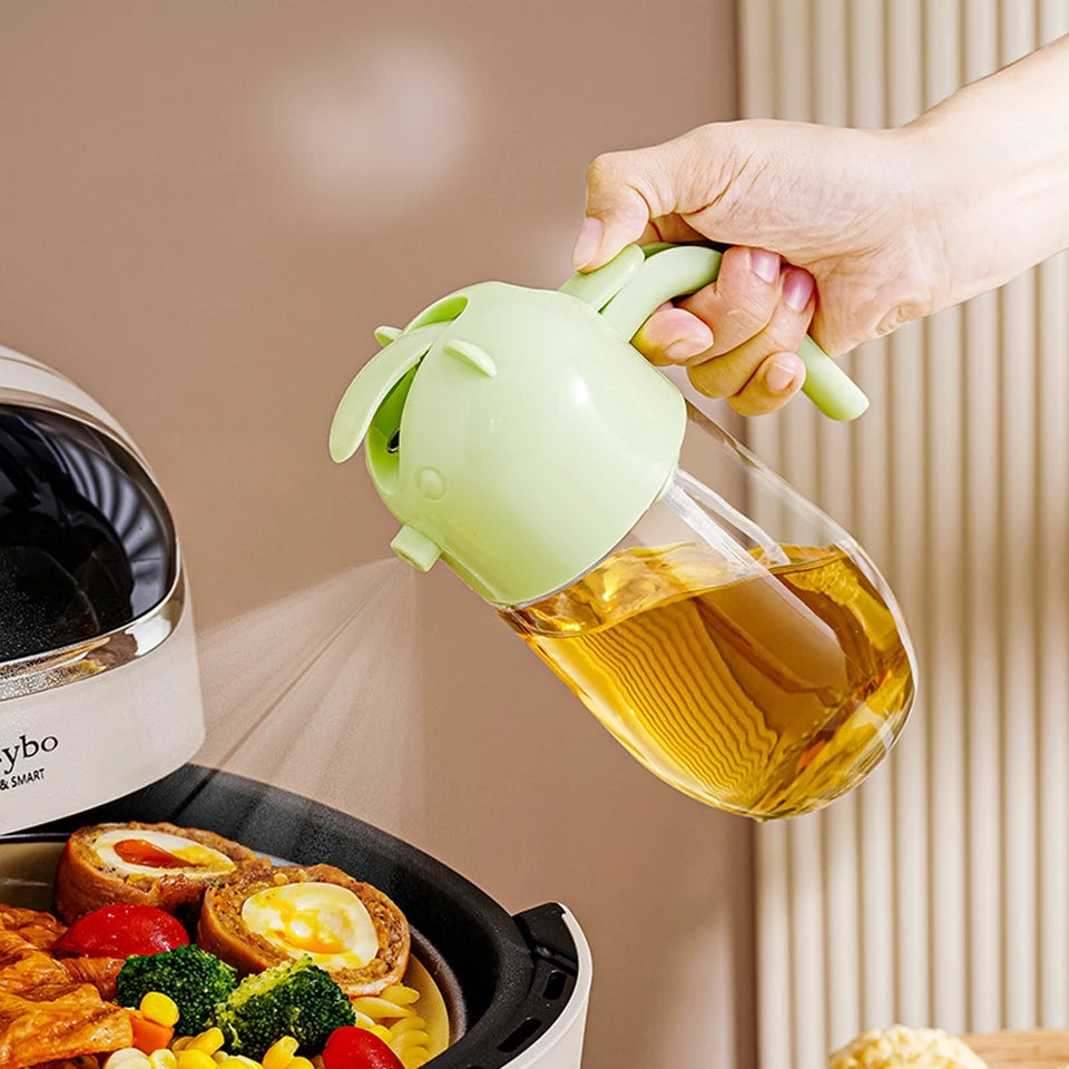 2 in 1 Glass Oil Sprayer and Dispenser