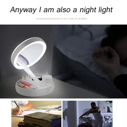 Foldable LED Mirror