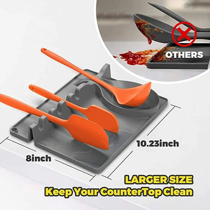 2In1 Multifunctional Silicone Spoon Holder