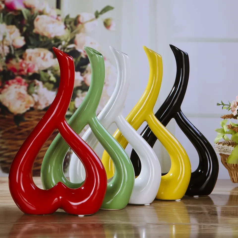 Heart Shaped Ceramic Flower Pot