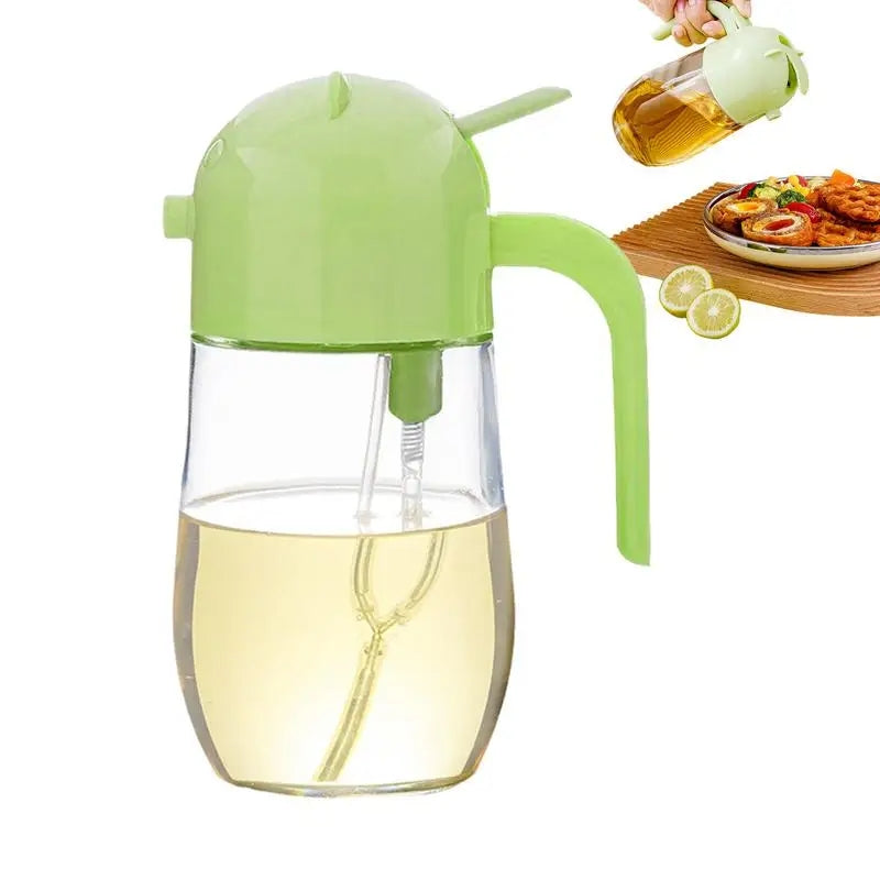 2 in 1 Glass Oil Sprayer and Dispenser