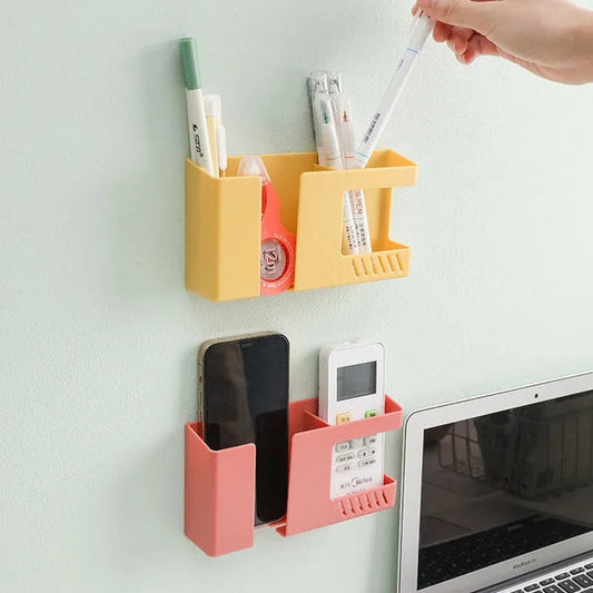 Plastic material wall mounted storage rack