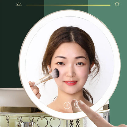 LED Mirror Cosmetic And Jewelry Organizer