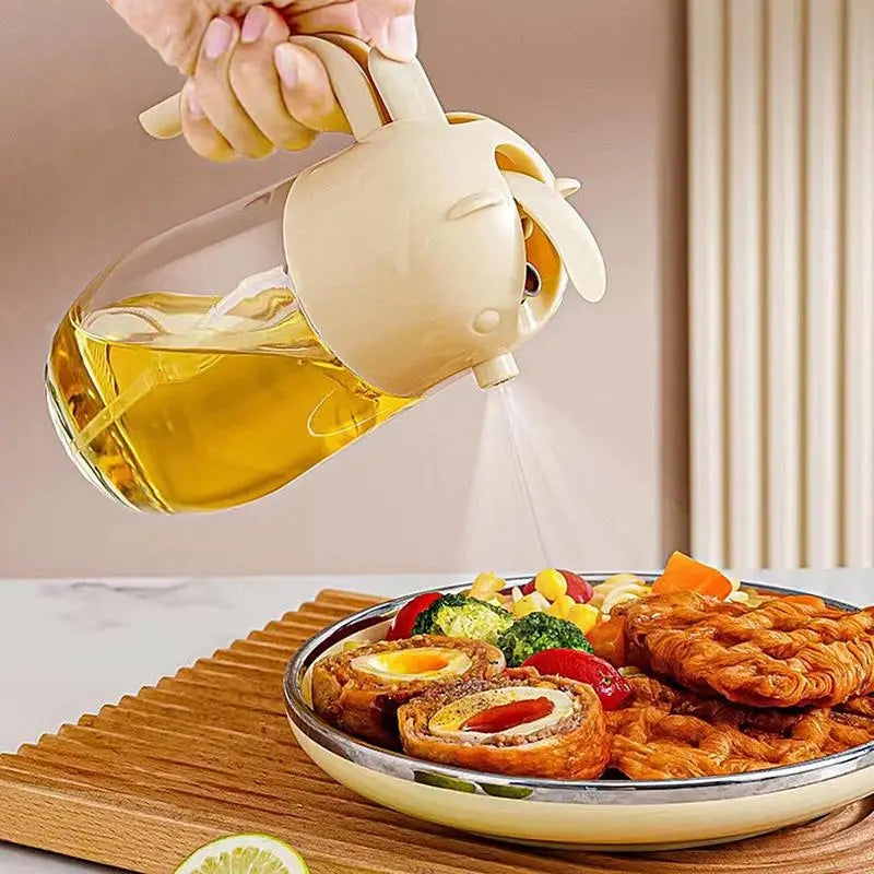 2 in 1 Glass Oil Sprayer and Dispenser