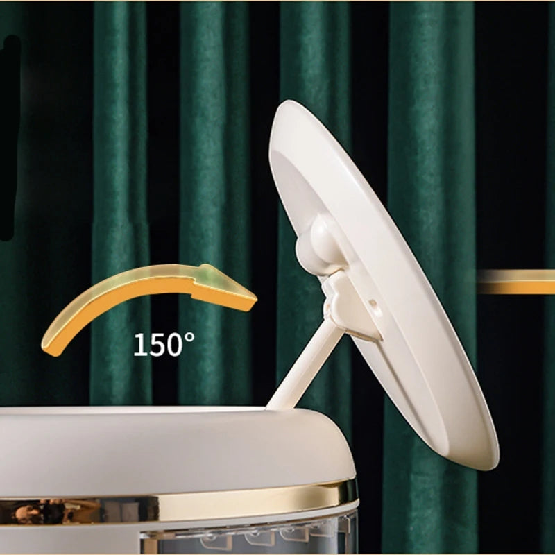 LED Mirror Cosmetic And Jewelry Organizer