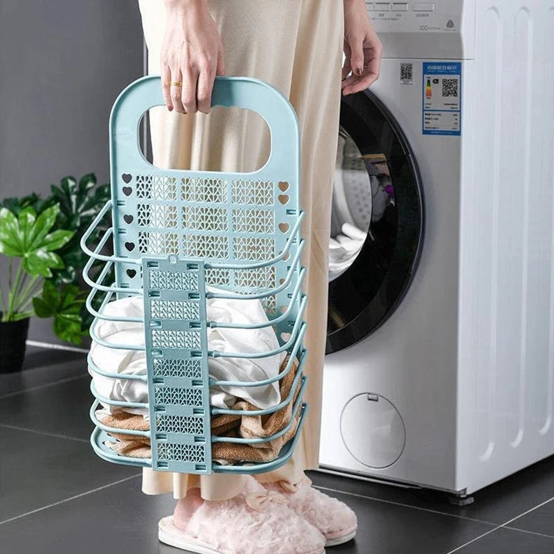 Foldable laundry basket