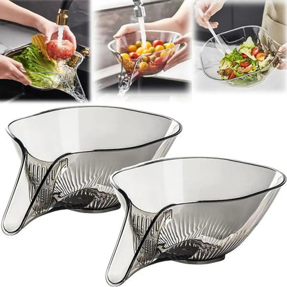 Acrylic Drain Bowl (Random Colours)