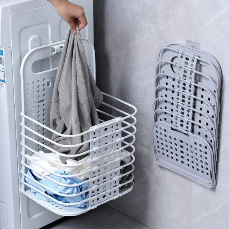 Foldable laundry basket