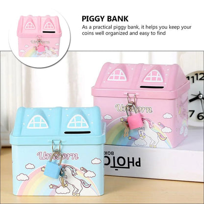 Cute House Shape Money Box