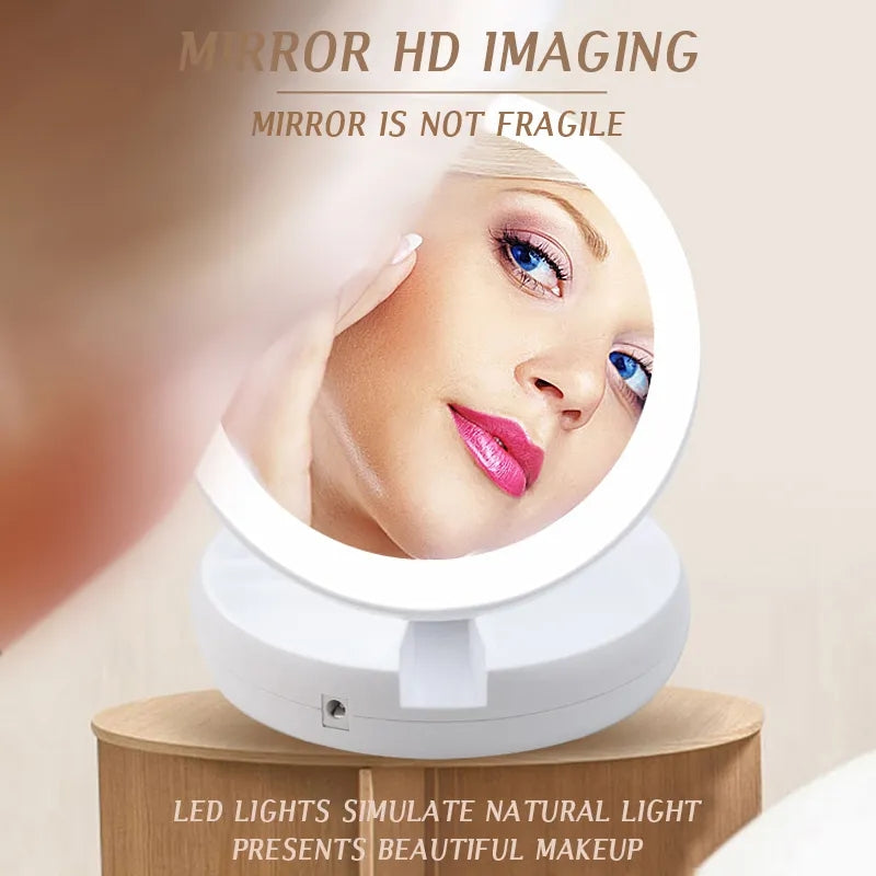 Foldable LED Mirror