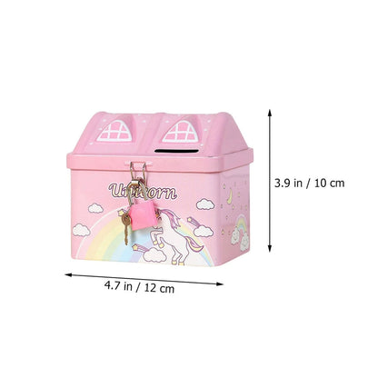 Cute House Shape Money Box
