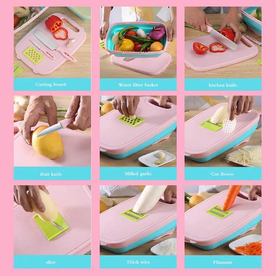 9 In 1 Multifunctional Cutting Board