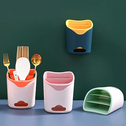 Cutlery Drain Holder Wall Mounted