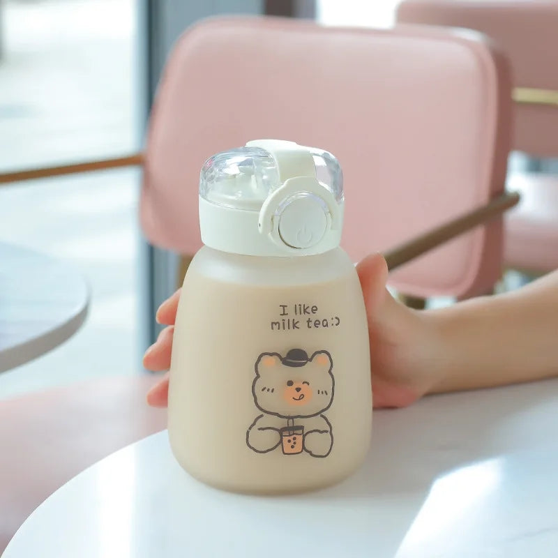 leakproof glass watter bottle