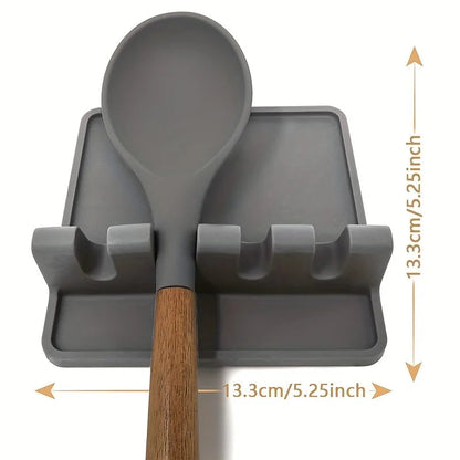2In1 Multifunctional Silicone Spoon Holder