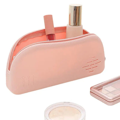 silicone cosmetics makeup pouch