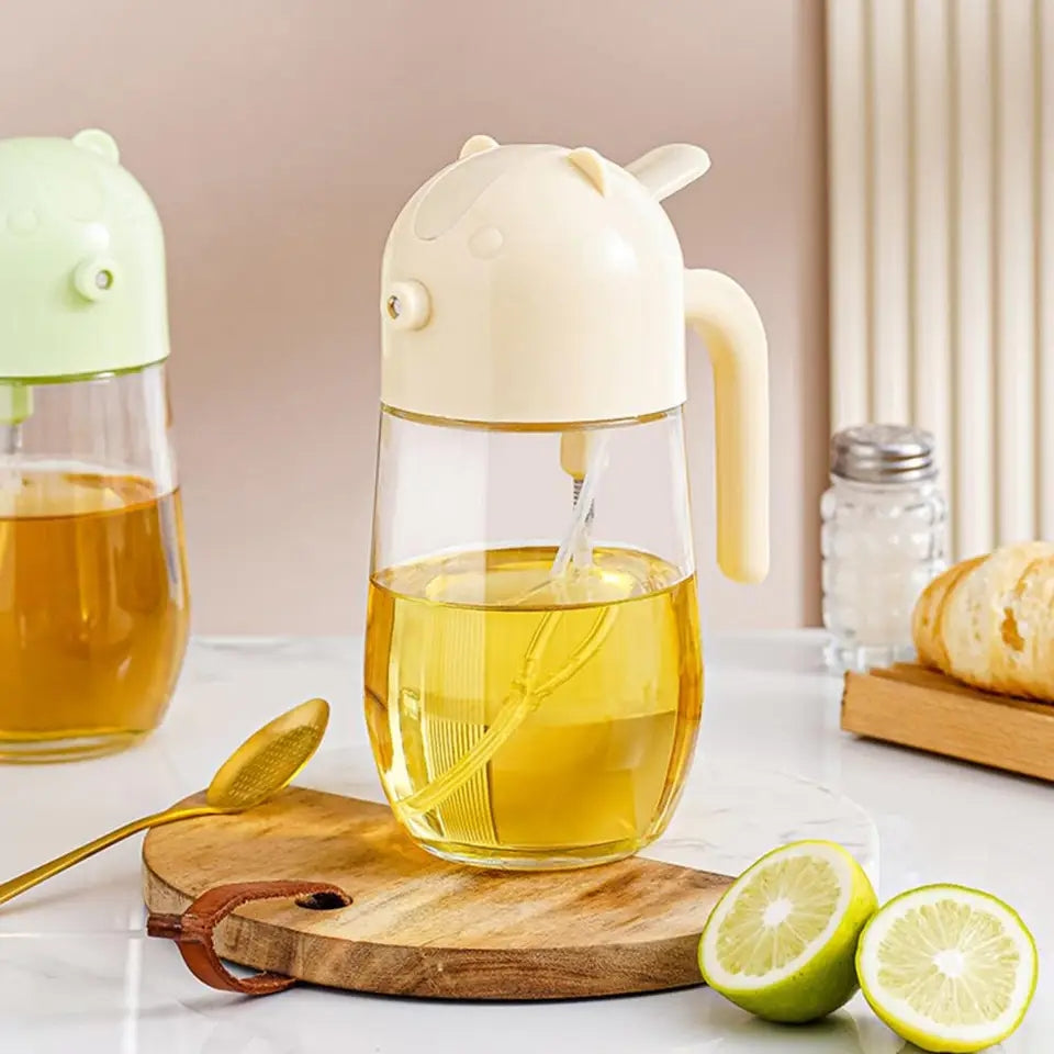 2 in 1 Glass Oil Sprayer and Dispenser