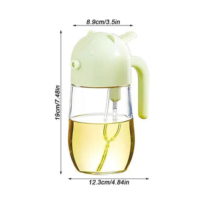 2 in 1 Glass Oil Sprayer and Dispenser