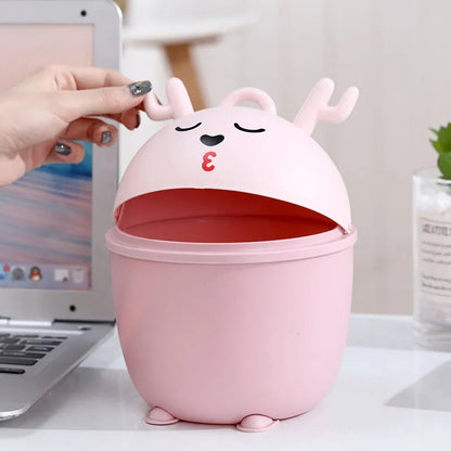 Cartoon Desktop Trash Can (Dustbin)