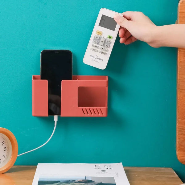 Plastic material wall mounted storage rack