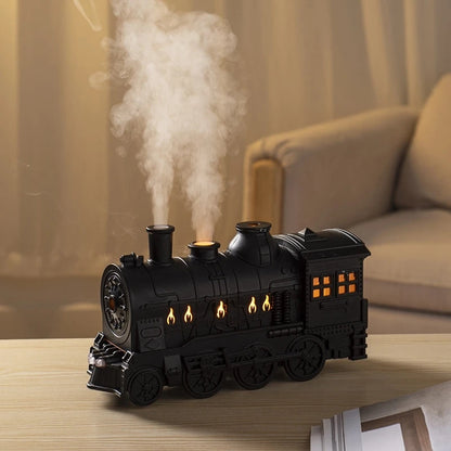 Flame Humidifier / Rain Drop humidifier / Train humidifier and Aroma Diffuser With RGB colors