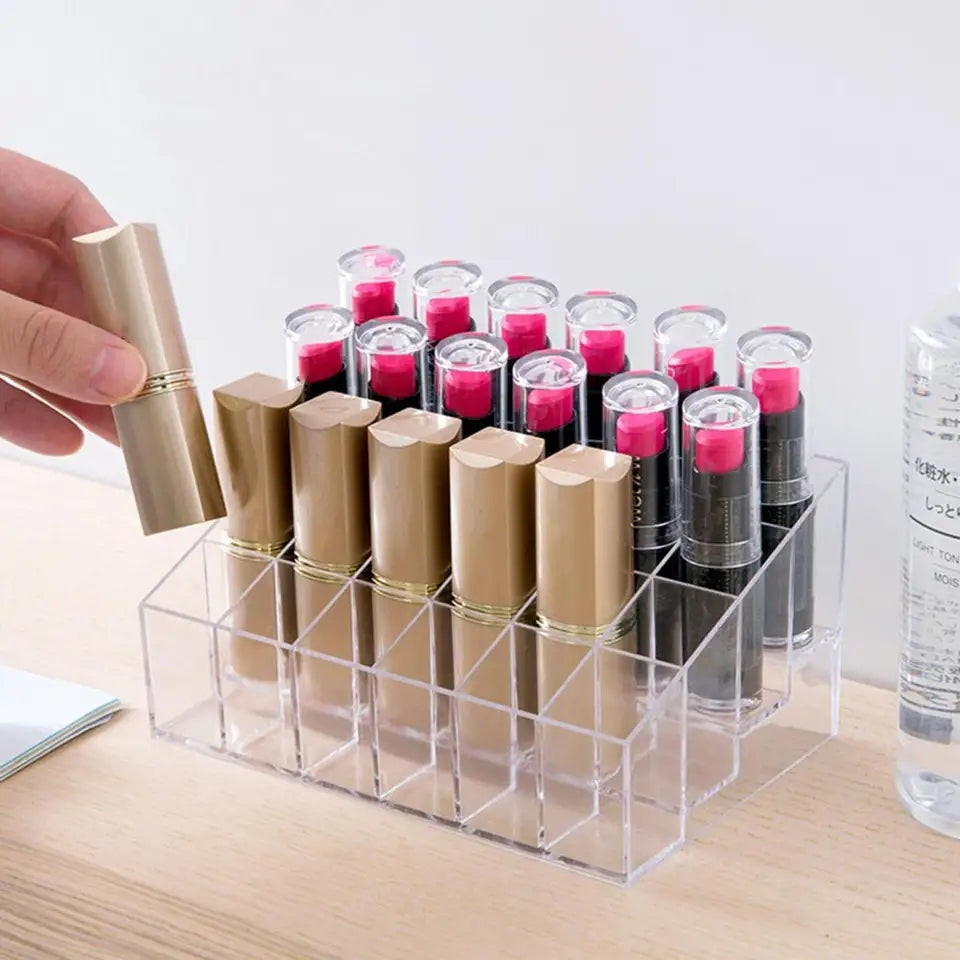 Lipstick Holder, 24 Grid Organizer