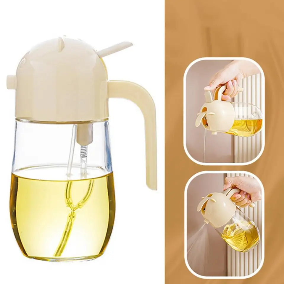 2 in 1 Glass Oil Sprayer and Dispenser
