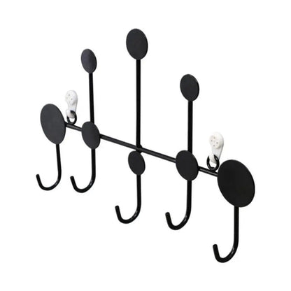 Metallic wall mounted cloth hanging holder