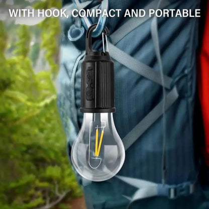 Led rechargeable bulb lamp for camping and for other multi purpose use