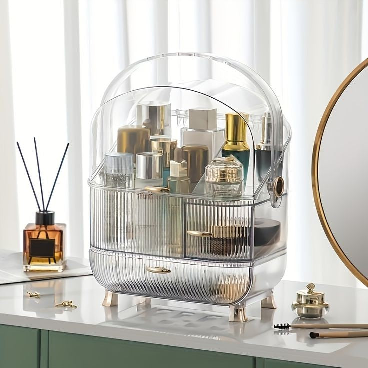 Luxury Acrylic Large Capacity Dressing Table Organizer (Box Packing)