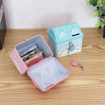 Cute House Shape Money Box